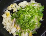 セロリの葉でチャーハン作り方5写真
