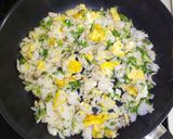 セロリの葉でチャーハン作り方6写真