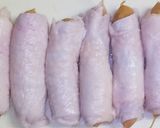 ウィンナーの鶏皮巻き　カレー風味作り方4写真