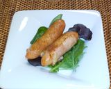 ウィンナーの鶏皮巻き　カレー風味作り方7写真