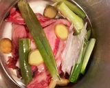 牛すじ肉の下拵え作り方1写真