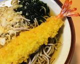 だしパックでそばつゆ●エビ天そば作り方2写真