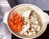 蟹と海老と帆立のお雑煮作り方6写真
