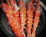 塩焼きの赤海老w❨(@≧↺≦@)❩wノ作り方1写真