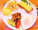 ワンプレート朝ごはん作り方4写真