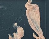 むね肉で蒸し鶏と出汁。鶏だし雑煮2022作り方1写真