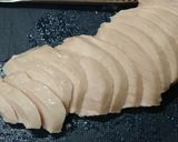 むね肉で蒸し鶏と出汁。鶏だし雑煮2022作り方8写真