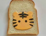 2022寅年★トラちゃんチーズトースト作り方9写真