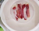 市販の生ハムチーズ巻きとカボチャの餃子作り方3写真
