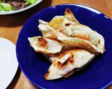 市販の生ハムチーズ巻きとカボチャの餃子作り方9写真