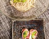 菜の花生ハム巻き作り方6写真