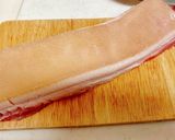 皮付豚バラ肉塩炙焼き(クリスピーポーク)作り方3写真