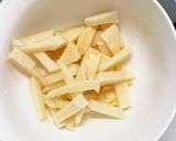 お節リメイク筑前煮蒲鉾飯泥棒甘辛春雨炒煮作り方6写真