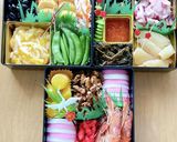 2022年　おせち料理　盛り付け作り方1写真