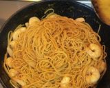 絶品　最強　エビとトマトのスパゲッティ作り方5写真