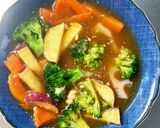 お一人様☆飯泥棒根菜茄子甘辛温野菜サラダ作り方13写真