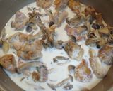 低糖質☆きのこたっぷりシュクメルリ風作り方5写真