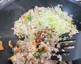 納豆明太子チャーハン作り方7写真