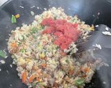 納豆明太子チャーハン作り方8写真