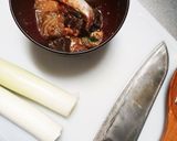 ★漬けのお刺身で魚ガリーリックチャーハン作り方1写真