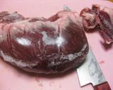 無添加 豚ハツジャーキー作り方1写真