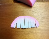 上品な蒲鉾飾り切り孔雀逆バージョン作り方1写真