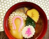上品な蒲鉾飾り切り孔雀逆バージョン作り方6写真