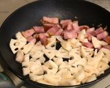 ベーコンブロックとレンコンの和風パスタ作り方4写真