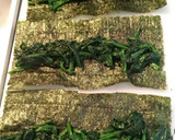ほうれん草のゴマ和え海苔巻き作り方1写真