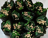 ほうれん草のゴマ和え海苔巻き作り方3写真