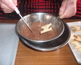 バレンタインハートの見えるチョコクッキー作り方8写真