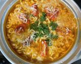 インスタントラーメンで作るイタリアン辛麺作り方4写真
