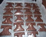 バレンタインハートの見えるチョコクッキー作り方13写真