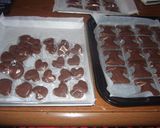 バレンタインハートの見えるチョコクッキー作り方14写真