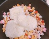 余ったおせちの具材で、チャーハン！作り方4写真