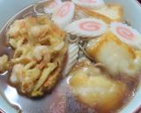 ちから蕎麦お正月風:餅と三つ葉と練り物で作り方8写真