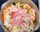 簡単！ベーコンとたっぷり野菜のスープ作り方1写真
