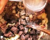 牛肉の赤ワイン煮- ブルゴーニュ風作り方5写真