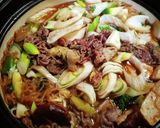 下仁田ネギの、すき焼き❨(@≧↺≦@)❩作り方4写真