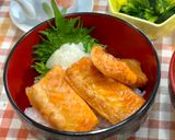 春大根のおろしと鮭のハラス丼♪作り方3写真