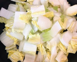 簡単！白菜とウインナーの塩あんかけ作り方3写真