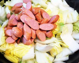 簡単！白菜とウインナーの塩あんかけ作り方4写真