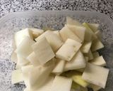大根皮のあっさり漬作り方1写真