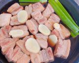 じっくり煮込んで柔らか♪豚角煮作り方6写真