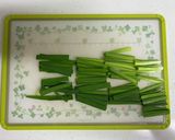 鶏ささみのニラキムチのせ作り方1写真
