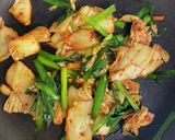 鶏ささみのニラキムチのせ作り方10写真