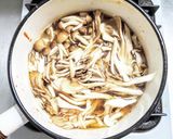 鳥肉とキノコの煮つけをとろろがけで作り方3写真
