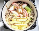 鳥肉とキノコの煮つけをとろろがけで作り方4写真