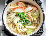 鳥肉とキノコの煮つけをとろろがけで作り方5写真