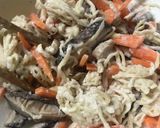 切り干し大根と干し椎茸の乾物かき揚げ作り方3写真